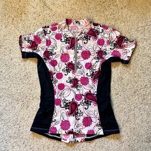 Short Sleeve Skirt Sports Cycling Jersey - S